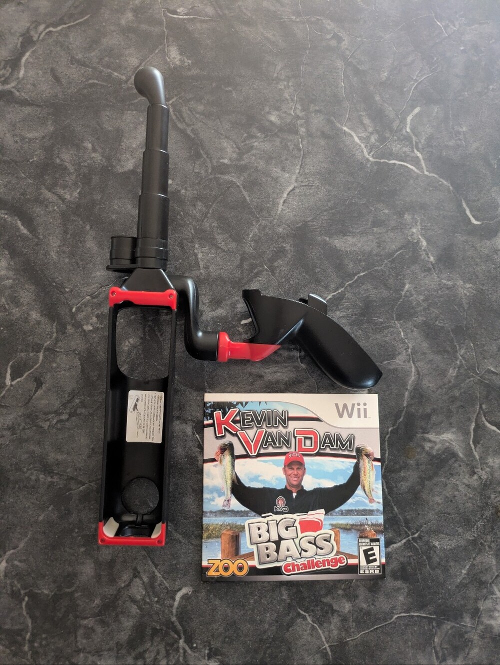 Kevin VanDam Big Bass Challenge Wii + Fishing Rod Controller